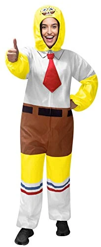 Rubie's Unisex-adult Classic Spongebob Comfy Wear Jumpsuit 6 Rubie's Unisex-adult Classic Spongebob Comfy Wear Jumpsuit - Image 4