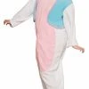 Forum Novelties Men's Bunny Piece Jumpsuit Costume, Pink/Blue/White, One Size -Forum Novelties Shop 312kHzqnNJL
