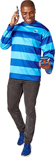 Rubie's Adult Blue's Clues And You Josh Costume Top, As Shown 6 Rubie's Adult Blue's Clues And You Josh Costume Top, As Shown - Image 4