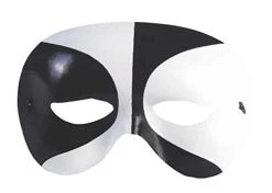 Forum Mardi Gras Masquerade Costume Voodoo Half Mask