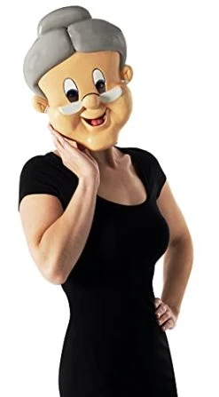 Rubie's Costume Warner Bros. Space Jam Granny Half-Mask, As Shown, One Size