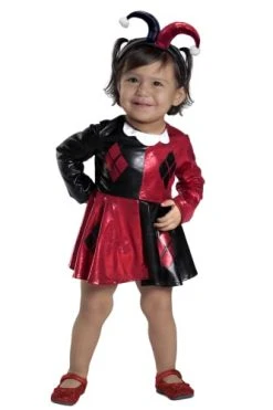 Princess Paradise Baby Girls' Harley Quinn Costume Dress And Diaper Cover Set