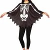 Forum Novelties Costume Poncho, Black Skeleton, Standard -Forum Novelties Shop 31H8Lg31oHS