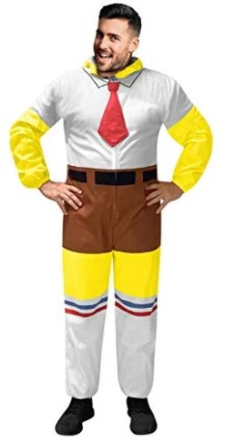 Rubie's Unisex-adult Classic Spongebob Comfy Wear Jumpsuit