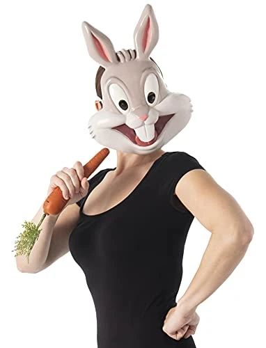Rubie's Unisex Warner Bros. Space Jam Bugs Bunny Plastic Half-Mask, One Size 4 Rubie's Unisex Warner Bros. Space Jam Bugs Bunny Plastic Half-Mask, One Size - Image 2