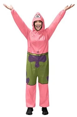 Rubie's Unisex-adult Classic Spongebob Patrick Star Comfy Wear Jumpsuit