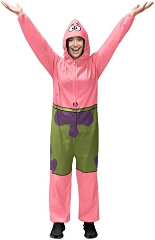 Rubie's Unisex-adult Classic Spongebob Patrick Star Comfy Wear Jumpsuit 10 Rubie's Unisex-adult Classic Spongebob Patrick Star Comfy Wear Jumpsuit - Image 8