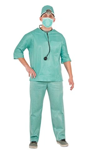 Rubie's Costume Co Men's Doctor Scrubs Costume 3 Rubie's Costume Co Men's Doctor Scrubs Costume