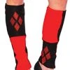 Rubie's Costume Co. Women's Standard DC Comics Harley Quinn Leg Warmers, Multicolor, One Size -Forum Novelties Shop 31areUmmHUL