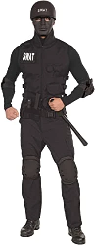 Forum Novelties 70263 Men's S.W.A.T Mask, Standard, Black 4 Forum Novelties 70263 Men's S.W.A.T Mask, Standard, Black - Image 2