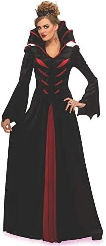 Rubie's Costume Halloween Sensations Queen Of The Vampires Adult Costume, Black, One Size 5 Rubie's Costume Halloween Sensations Queen Of The Vampires Adult Costume, Black, One Size - Image 3