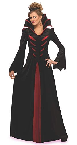 Rubie's Costume Halloween Sensations Queen Of The Vampires Adult Costume, Black, One Size 3 Rubie's Costume Halloween Sensations Queen Of The Vampires Adult Costume, Black, One Size