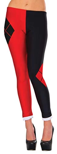 Rubie's Womens Dc Comics Superhero Style Leggings Party Supplies, Harley Quinn, One Size US