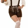Forum Women's Deluxe Lederhosen With Blouse -Forum Novelties Shop 31nAFW2 gAL