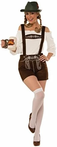 Forum Women's Deluxe Lederhosen With Blouse 6 Forum Women's Deluxe Lederhosen With Blouse - Image 4