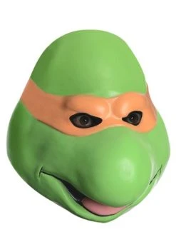 Nickelodeon Teenage Mutant Ninja Turtles Adult Michelangelo Overhead Latex Mask