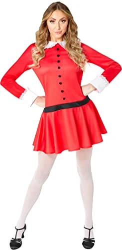 Rubie's Womens Willy Wonka Veruca Salt Costume Dress
