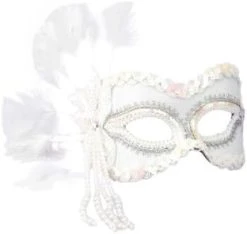 Forum Novelties Women's Karneval Style Half Mask With Beads -Forum Novelties Shop 31ti4UGD4CL. AC