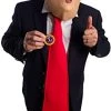 Rubie's Donald Chump Half-Mask With Sound Chip And Tie, As Shown, One Size -Forum Novelties Shop 31u5GvicVL