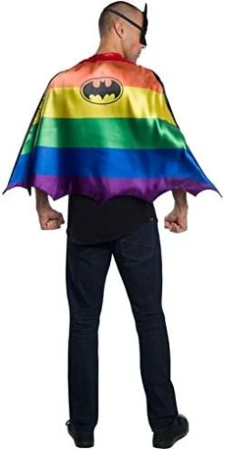 Rubie's Unisex DC Comics Reversible Pride Cape -Forum Novelties Shop 31xgFPe6pqL. AC
