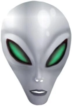 Charades Unisex-Adult's Alien Mask -Forum Novelties Shop 31ybuOSQ6bL. AC