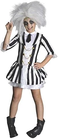 Beetlejuice Costume, Kids Girl Beetlejuice Outfit, Medium, Age 5 - 7 Years, HEIGHT 4’ 2” - 4’ 6” 5 Beetlejuice Costume, Kids Girl Beetlejuice Outfit, Medium, Age 5 - 7 Years, HEIGHT 4’ 2” - 4’ 6” - Image 3