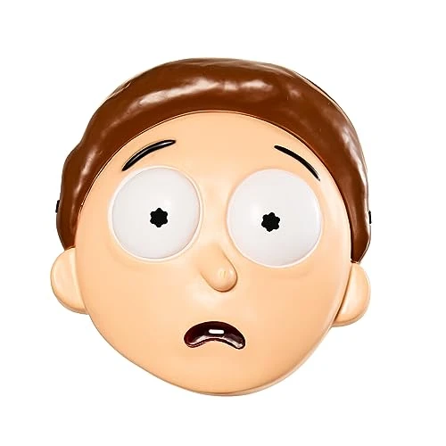 Rubie's Men's Rick And Morty Plastic Mask, As Shown, One Size 3 Rubie's Men's Rick And Morty Plastic Mask, As Shown, One Size