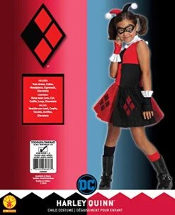 DC Super Villain Collection Harley Quinn Girl's Costume With Tutu Dress -Forum Novelties Shop 412BBqC6pEL