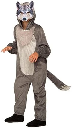 Wolf Jumpsuit With Mask For Boys