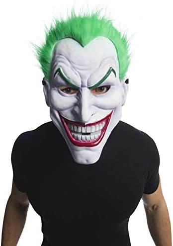Rubie's Mens Joker Clown Costume Mask, As Shown, One Size US 7 Rubie's Mens Joker Clown Costume Mask, As Shown, One Size US - Image 5