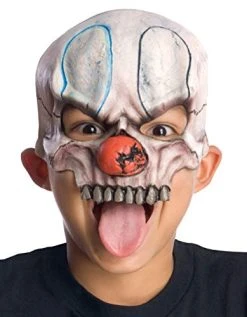 Rubie's Costume Half Chuckles Chinless Clown Mask