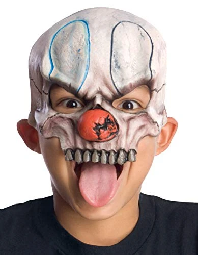 Rubie's Costume Half Chuckles Chinless Clown Mask 3 Rubie's Costume Half Chuckles Chinless Clown Mask
