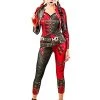 Rubie's Official Harley Quinn Ladies Jumpsuit Halloween Suicide Squad 2 Womens Villain Costume -Forum Novelties Shop 418XO5Ulo0L