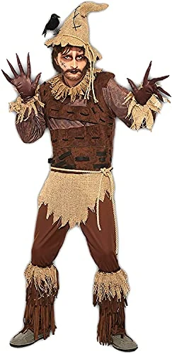Forum Men's Rustic Scarecrow, Brown, Standard