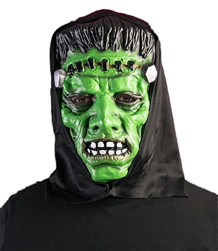 Forum Novelties Men's Standard Mask-Promo Hooded Monster, Green Black, Standard 3 Forum Novelties Men's Standard Mask-Promo Hooded Monster, Green Black, Standard