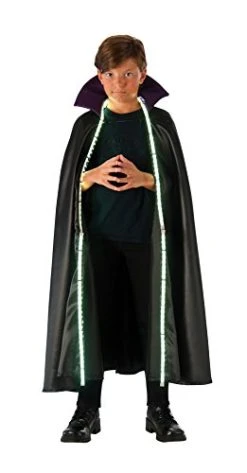 Rubie's Costume Kids Deluxe Glowing Vampire Cape Costume, Medium