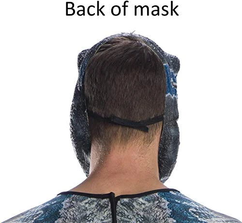 Rubie's Men's Blue Velociraptor Adult 3/4 Vinyl Mask 5 Rubie's Men's Blue Velociraptor Adult 3/4 Vinyl Mask - Image 3