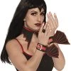 Forum Novelties Vampire Wrist Cuffs, Black/Red/Multicolor, One Size 1 Forum Novelties Vampire Wrist Cuffs, Black/Red/Multicolor, One Size -Forum Novelties Shop 41E852BvXgL