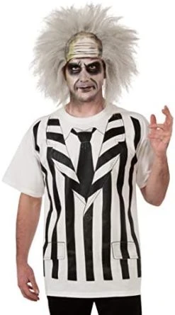Rubie's Costume Beetlejuice Costume Shirt And Wig -Forum Novelties Shop 41EVgONKlUL. AC