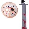 Friday The 13Th Jason Voorhees Mask And Machete Set -Forum Novelties Shop 41FCJIwm2yL