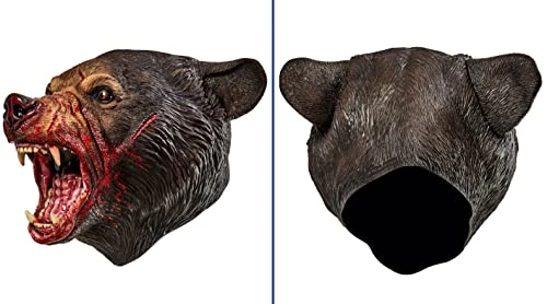 Rubie's Adult Cocoa Black Bear Deluxe Overhead Latex Mask, As Shown 6 Rubie's Adult Cocoa Black Bear Deluxe Overhead Latex Mask, As Shown - Image 4