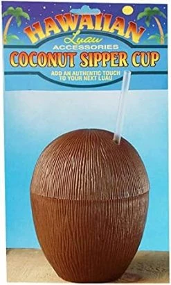 Forum Novelties Hawaiian Luau Party Tiki Bar Coconut Cup -Forum Novelties Shop 41FrdULfjML. AC