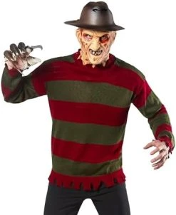 Rubie's Costume Men's Nightmare On Elm St Deluxe Adult Freddy Sweater -Forum Novelties Shop 41H3dh112nL. AC