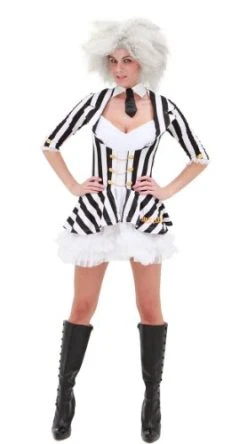 Secret Wishes Women's Beetlejuice Costume, Black/White, Large -Forum Novelties Shop 41KyE0dGuL