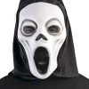 Forum Novelties Men's Standard Mask-Promo Hooded Ghost, White, Black, Standard -Forum Novelties Shop 41NGPgFsZML