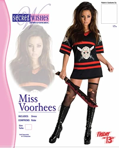 Rubie's Women's Secret Wishes Ms. Voorhees Costume Dress 4 Rubie's Women's Secret Wishes Ms. Voorhees Costume Dress - Image 2