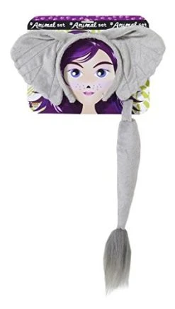 Forum Novelties Playful Animals Elephant Costume Accessory Set, Multi, One Size