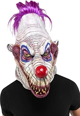 Rubie's Men's Killer Klowns From Outer Space Deluxe Overhead Latex Mask 7 Rubie's Men's Killer Klowns From Outer Space Deluxe Overhead Latex Mask - Image 5