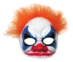 Forum Novelties Evil Clown Costume Mask, As Shown, One Size