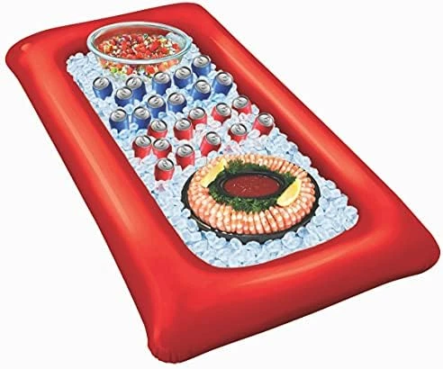 Forum Novelties Inflatable Party Buffet Cooler, 4.5 Feet X 28" Wide, Gold Luau Luxe 11 Forum Novelties Inflatable Party Buffet Cooler, 4.5 Feet X 28" Wide, Gold Luau Luxe - Image 9